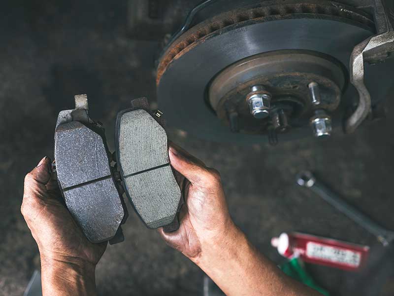 car brake pads compared to old used brake pads car brake pads compared to old used brake pads